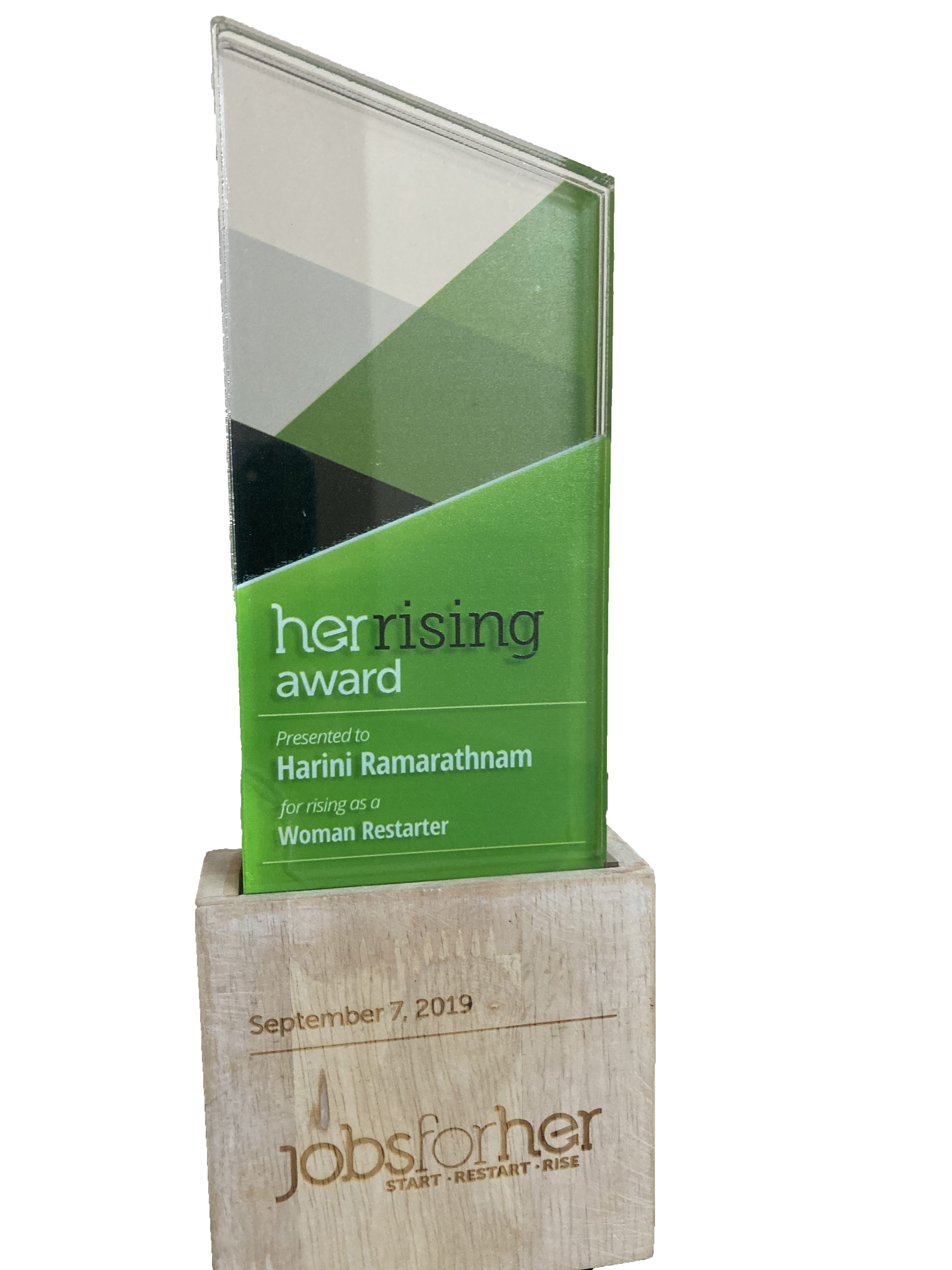 Her Rising-Women Restarter Award